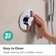 Зовнішня частина змішувача без прихованої частини HANSGROHE Ecostat Comfort хром латунь 155x155мм 33715000 - зображення 8