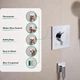 Внешняя часть смесителя без скрытой части HANSGROHE Ecostat Comfort хром латунь 155x155мм 33711000 - изображение 3