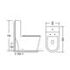 Унитаз-моноблок напольный Qtap Kolibri Ultra Quiet безободковый с сиденьем Soft-close WHITE QT10226380W - изображение 2