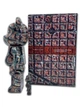Статуетка Bearbrick x BENJAMIN GRANT (OVERVIEW) x BARCELONA 400% + 100% 28 см + 7 см Medicom Toy Барселона - зображення 5
