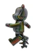 Статуэтка Bearbrick x BENJAMIN GRANT (OVERVIEW) x LISSE 400% + 100% 28 см + 7 см Medicom Toy Нидерланды - изображение 11