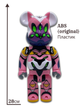 Статуэтка Bearbrick x EVANGELION EVA-08 GROSS x PINK 400% 28 см Medicom Toy Евангелион 08 - изображение 3