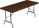 Stół cateringowy bankietowy ModernHome by Multistore 180 x 75 cm (MZK-180 BROWN) - obraz 1