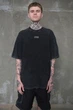 Чоловіча Виварена Оверсайз Футболка Washed З Принтом Rick and Morty Black S/M (8049612) - изображение 4