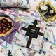 Постільна білизна двоспальна євро максі бавовняна, двосторонній комплект з принтом птахи та квіти, Бузкова (4073-2) - зображення 7