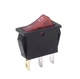 Сетевой выключатель двухпозиционный KCD3 3pin 16А 250V Красный 30х13мм - изображение 1