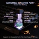 Ігрова Клавіатура ATTACK SHARK X68 HE Black Магнітні світчі. Дротова 8000Hz/s. RGB Підсвічування, 68 keys, Switch 0.1mm. Rapid Trigger - зображення 11