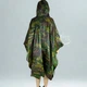 Дождевик на заклепках с капюшоном Raincoat, водостойкая накидка-пончо от дождя и ветра, для взрослых, универсальный размер, для туризма, рыбалки, походов, охоты, UDNP-1-Camouflage - изображение 4