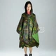 Дождевик на заклепках с капюшоном Raincoat, водостойкая накидка-пончо от дождя и ветра, для взрослых, универсальный размер, для туризма, рыбалки, походов, охоты, UDNP-1-Camouflage - изображение 8
