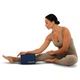 Блок для йоги 22.9x10x15см Етиленвінілацетат BLOOM YOGA BRICK синій LB7040 - зображення 8