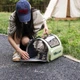 Сумка переноска для кота кошки котенка собаки домашних животных до 8 кг прозрачная с ремешком на плечо кошачьи сумки для переноски котов кошек собак котят зеленая 45×28×28 см (002293) - изображение 13