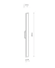 Светильник уличный настенный Nowodvorski 11553 Isla LED 1x22W 3000K 1200Lm IP54 черный - изображение 7