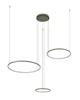 Люстра Nowodvorski 11398 Circolo LED 3x45W 3000K 1600Lm IP20 оливковая - изображение 3