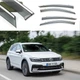 Дефлектори вікон Volkswagen Tiguan 17- Повний комплект (Молдин з нержавіючої сталі) - изображение 1