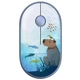 Миша бездротова 2E MF300 Capybara Swim Silent WL BT Blue (2E-MF300WCAPIBARABL) - зображення 1