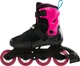 Ролики дитячі Rollerblade Microblade Free G 36-40.5 р Чорно-рожеві з блакитним - изображение 2