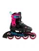 Ролики дитячі Rollerblade Microblade Free G 36-40.5 р Чорно-рожеві з блакитним - изображение 3
