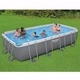 Прямоугольный каркасный бассейн Bestway 56465 Power Steel Frame Pool (549х274х122 см) - изображение 2
