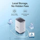 Камера видеонаблюдения Baseus N1 2K 4 камеры |145°, 16Gb eMMC (16TB Max), ночное видение, IP67| - изображение 10