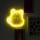 Настінна лампа Squishmallows Cam Neon Wall Light Yellow (5060960748263) - зображення 4