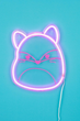 Настінна лампа Squishmallows Fifi Neon Wall Light Pink (5060960748324) - зображення 6