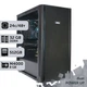 Двопроцесорна робоча станція PowerUp #205 Xeon E5 2690 v3 x2 / 32 GB / HDD 1 TB / SSD 512GB / NVIDIA Quadro M4000 8GB спеціалізована багатопроцесорна обчислювальна для розробки - зображення 1