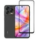 Захисне скло LUX для Nubia V70 Design повне проклеювання чорний - зображення 1