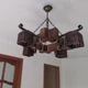 Люстра деревянная подвесная Light House LPR-20107/4P цвет коричневый - изображение 5