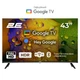 2E Телевизор 43" LED FHD 60Hz Smart Google TV Black - изображение 1