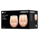 ARDESTO Набор стаканов низких Black Mars Amber 480мл, 2шт, стекло, золотистый - изображение 4