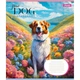 Набір зошитів 12арк. коса лінія 1Вересня Floral dog, уп.25шт. (766929) - зображення 3