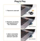 Бездротовий симулятор комп'ютерної миші Seenda USB вігглер / джигглер / шейкер із 3 режимами для запобігання переходу ноутбука / комп'ютера в режим сну, чорний (108593137) - зображення 6