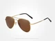 Мужские поляризационные солнцезащитные очки KINGSEVEN 7117 Gold Brown - изображение 3