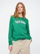Свитшот женский Gap 214364579 2XL Зеленый (1159835947) - изображение 1