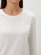 Лонгслив длинный женский Armani Exchange 354031539 XL Белый (1159835900) - изображение 3