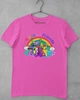 Дитяча футболка для дівчаток Rainbow Friends Рожева 122-128 - зображення 1