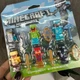 Детский набор фигурок Minecraft с оружием фигурки игрушечные герои Майнкрафт (7091М) - изображение 6