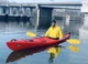 Каяк морський універсальний SeaBird Designs Discovery 430 T, байдарка пластикова для риболовлі, червоний - зображення 5