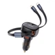 ОЗУ Baseus Enjoyment Pro Car Charger USB + Retractable C&iP Cable 60W black - изображение 6