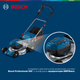 Аккумуляторная газонокосилка Bosch Professional GRA 18V2-460 18 В 46 см 60 л 30-70 мм 23 кг Без АКБ и ЗУ (0.600.8C8.000) - изображение 4