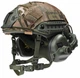 Балістичний шолом каска FAST Helmet NIJ IIIA Олива+Тактичні навушники M31+кавер Розмір М - зображення 1