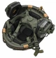Балістичний шолом каска FAST Helmet NIJ IIIA Олива+Тактичні навушники M31+кавер Розмір М - зображення 5