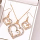 Женский комплект украшений No brand 2398 золотистый - изображение 3