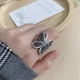 Женское кольцо No Brand 2399 серебристое размер регулируемый - изображение 3