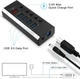 USB хаб RSHTECH RSH-A35 USB 3.0 5 портів з блоком живлення hub концентратор - зображення 5
