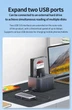 Док станція GODO GDPD07T-U для HDD SSD 2.5" 3.5" SATA III USB3.0 + 2 x USB з функцією клонування - зображення 14