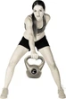 Гиря бітумна Movit Kettlebell 10 кг, сіра - изображение 5