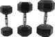 Гантель шестигранна UnderFit UF45, 10 кг - зображення 5