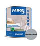 Эмаль алкидная глянцева MIKS Color (Светло-серая) 12 кг - изображение 1