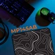 Игровая поверхность GamePro MP145AB 440x350 мм Черный с белым (MP145AB) - изображение 3